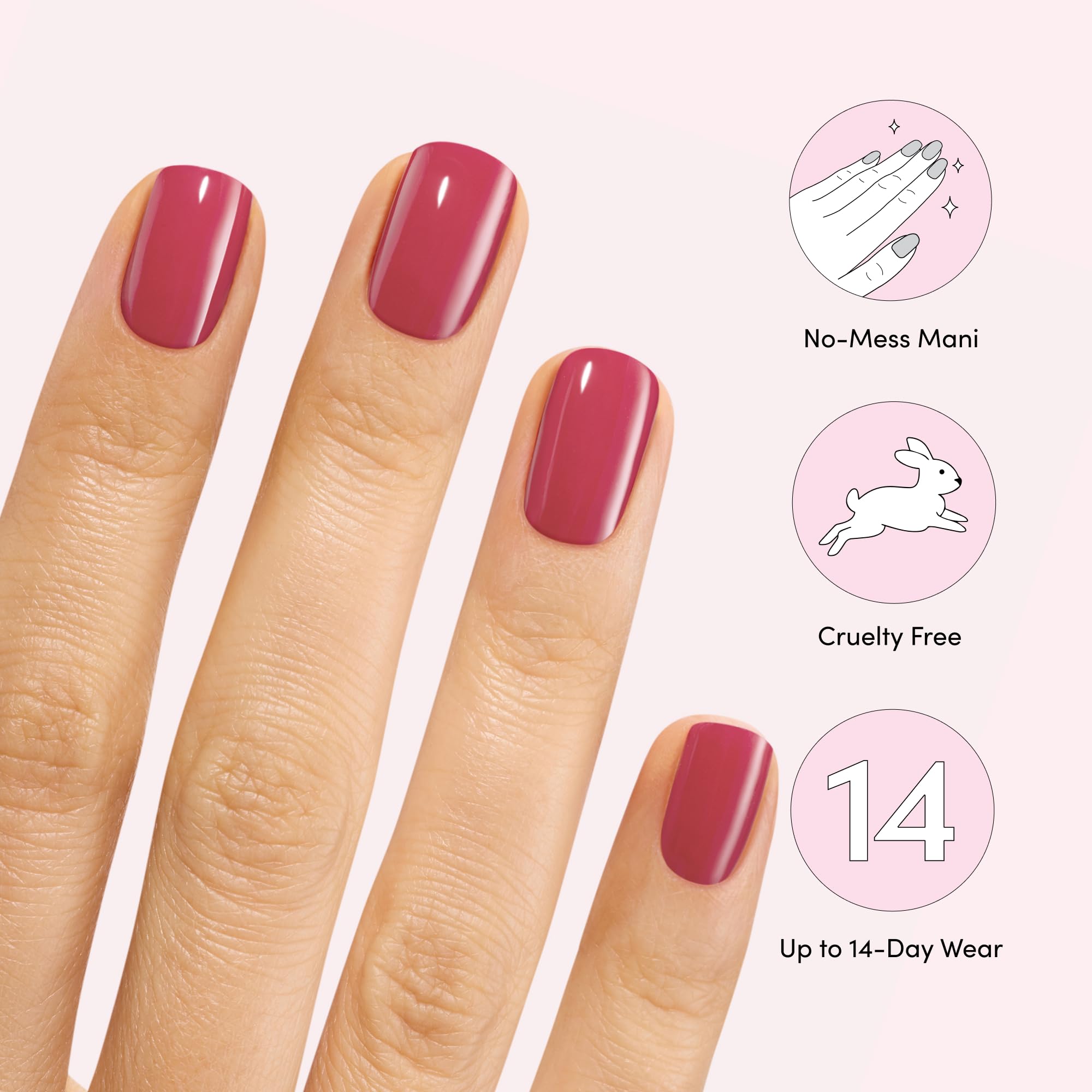 Dashing Diva Gloss Desert Neutrals kitten package includes 2 gel strip sets for quick mani