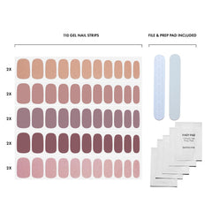 Dashing Diva prep pads included to clean nails before applying strips