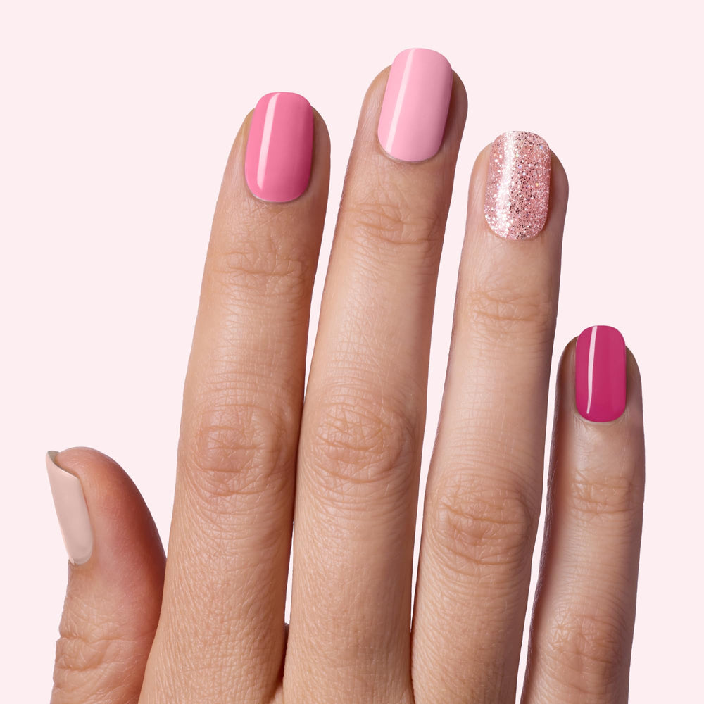 Dashing Diva Gloss swatches collection shows vivid pinks for quick shade selection.
