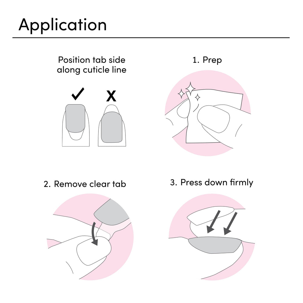 Dashing Diva instant glossy manicure with adhesive press for fast wear