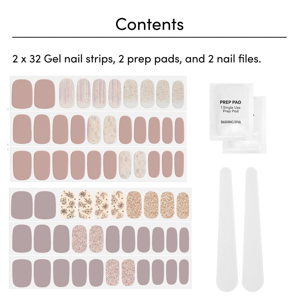 Close-up of nail strip application demonstrating precision and clean adhesion.