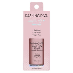 Dashing Diva nails after removal show clean finish.