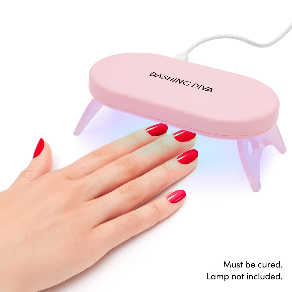 Dashing Diva gel color brush performing smooth, even application.