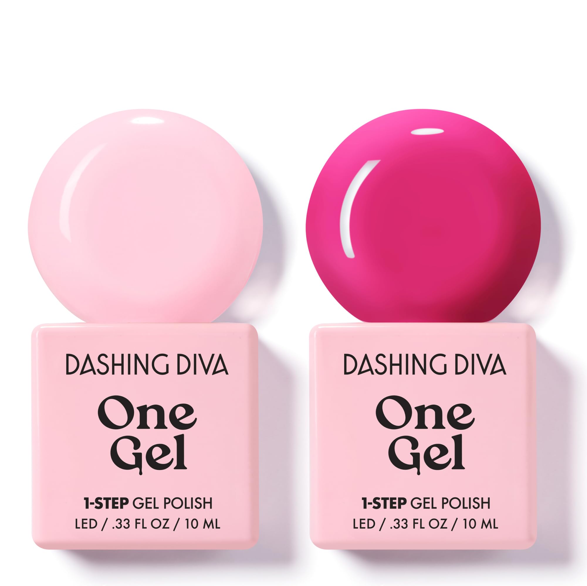 Dashing Diva Attitude bottle in bubblegum pink with long-lasting shine.