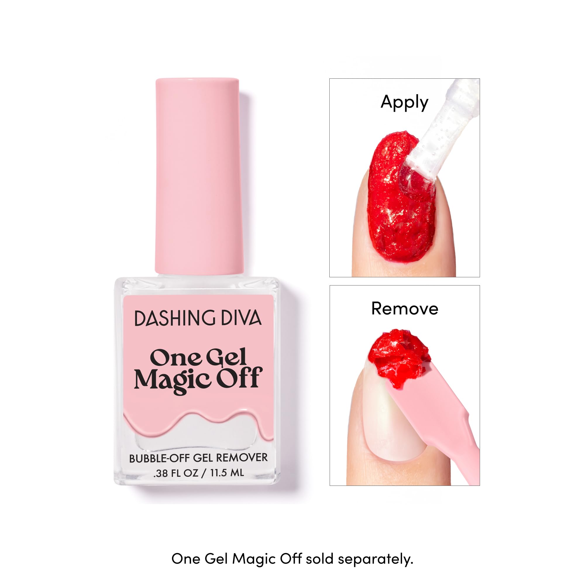 Finished manicure in pink tones with a glossy finish.