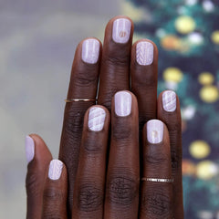 Dashing Diva Ornamental Dream holiday gloss applied for quick festive nails