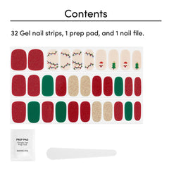 Folding and filing excess strip for a smooth edge