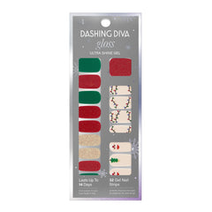Dashing Diva Santa Baby kit contents: wraps, prep pad, and file