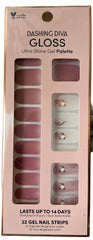 Dashing Diva Heavenly Power 32-strips deliver radiant gel-like shine for at-home manicure.