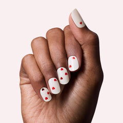 Dashing Diva Valentine Glaze strip collection 32 strips ready for quick at-home manicure