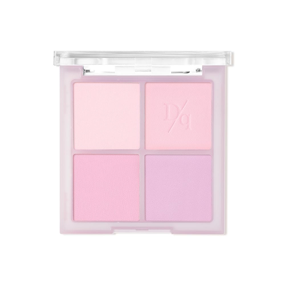 Dasique Blending Mood Cheek 02 powder texture close-up shows silky finish.