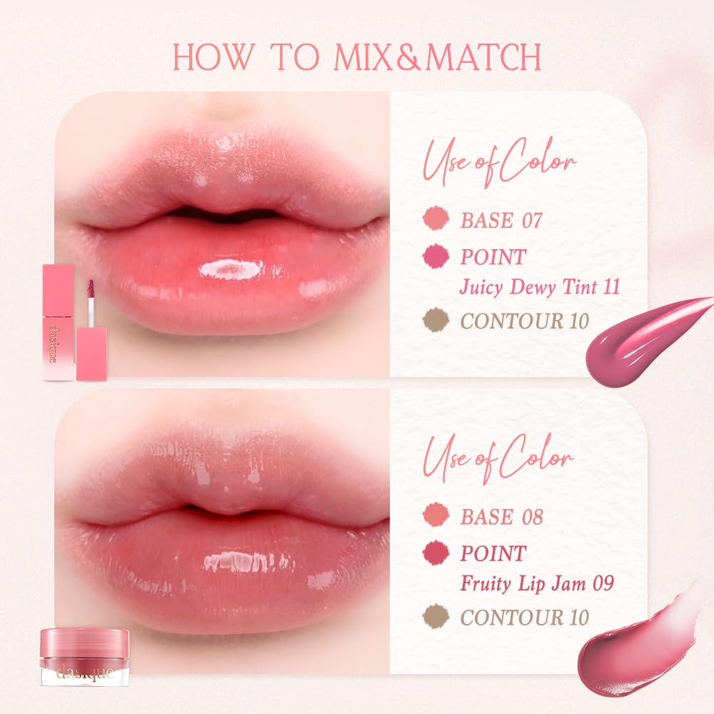 Rosehip and apricot oils nourish lips while you wear