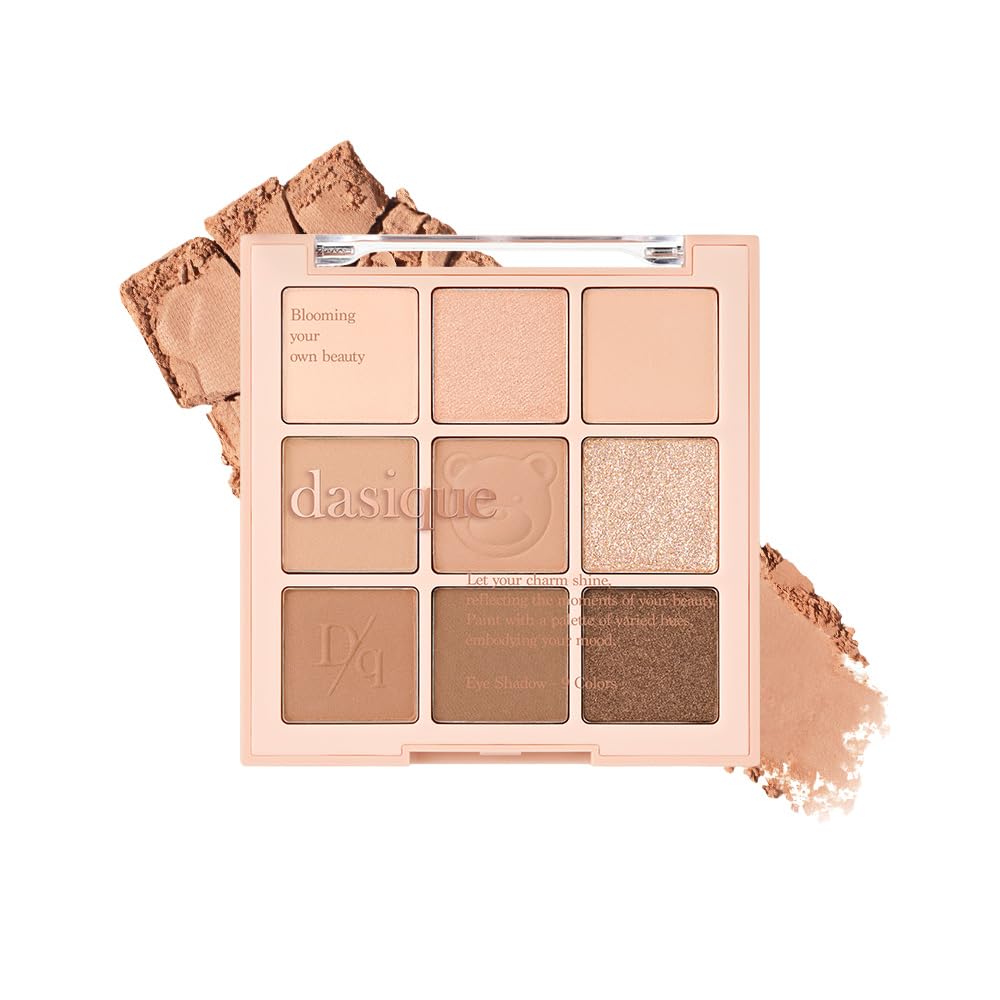 dasique Shadow Palette #28 Brown Bear front view shows rich, blendable shades for natural looks