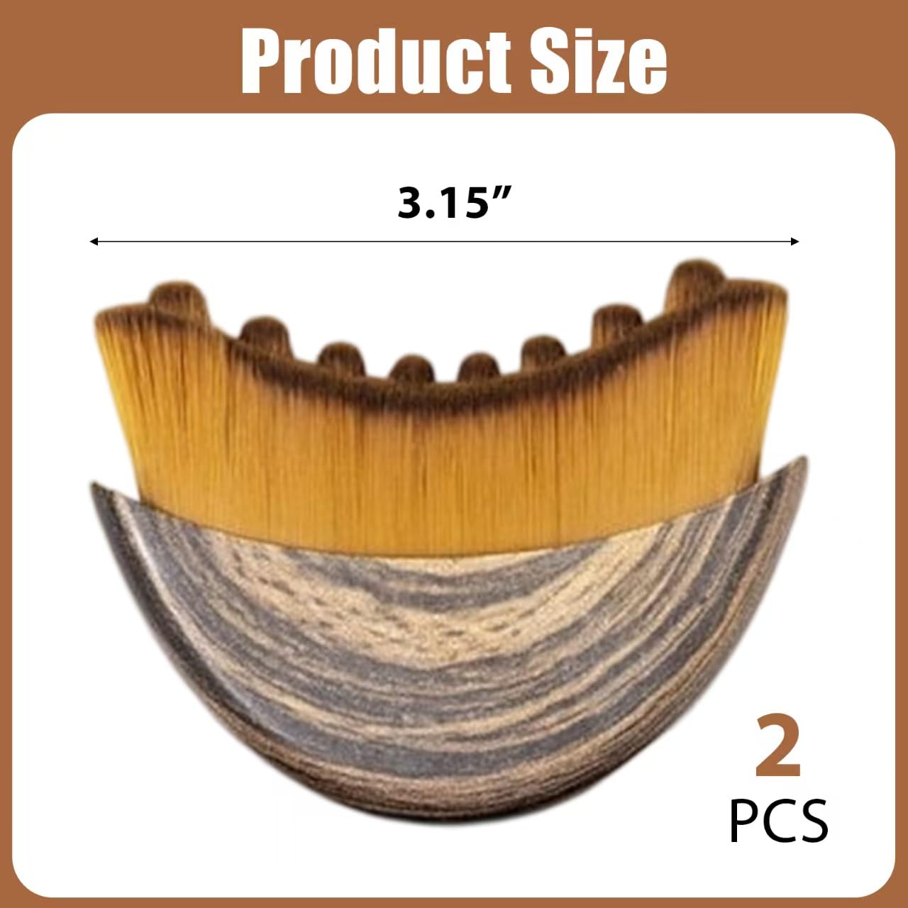 Daureve lymphatic drainage brush side view showing ergonomic grip.