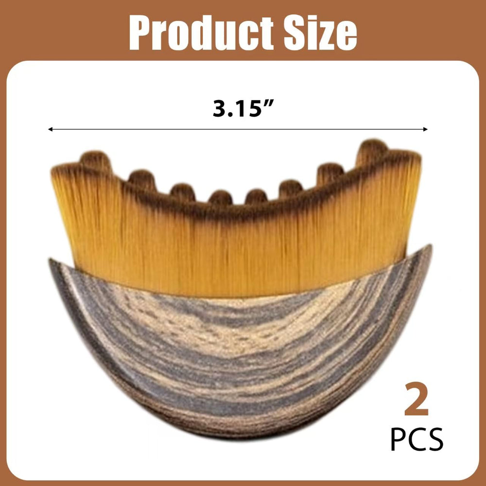Daureve lymphatic drainage brush side view showing ergonomic grip.