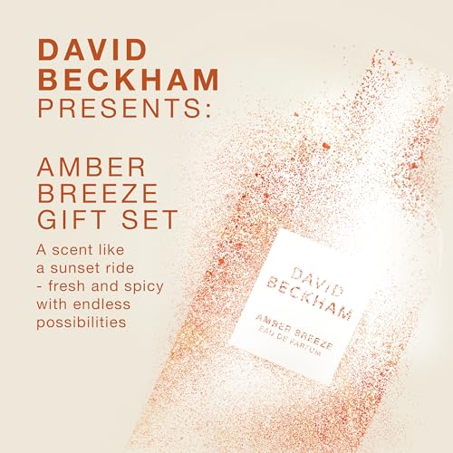 David Beckham Amber Breeze top notes offer an uplifting opening