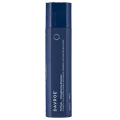 DAVROE Fortitude Shampoo bottle highlights vegan bond-building formula for healthier hair.