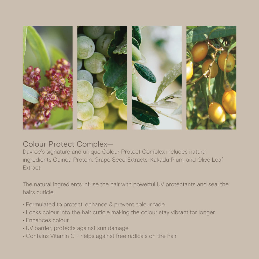 DAVROE natural vegan formula with botanical extracts supports moisture and elasticity