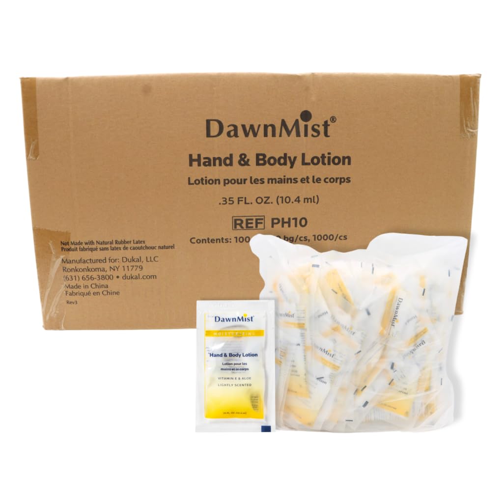 DawnMist Dukal single-use packet for convenient on-the-go moisture.