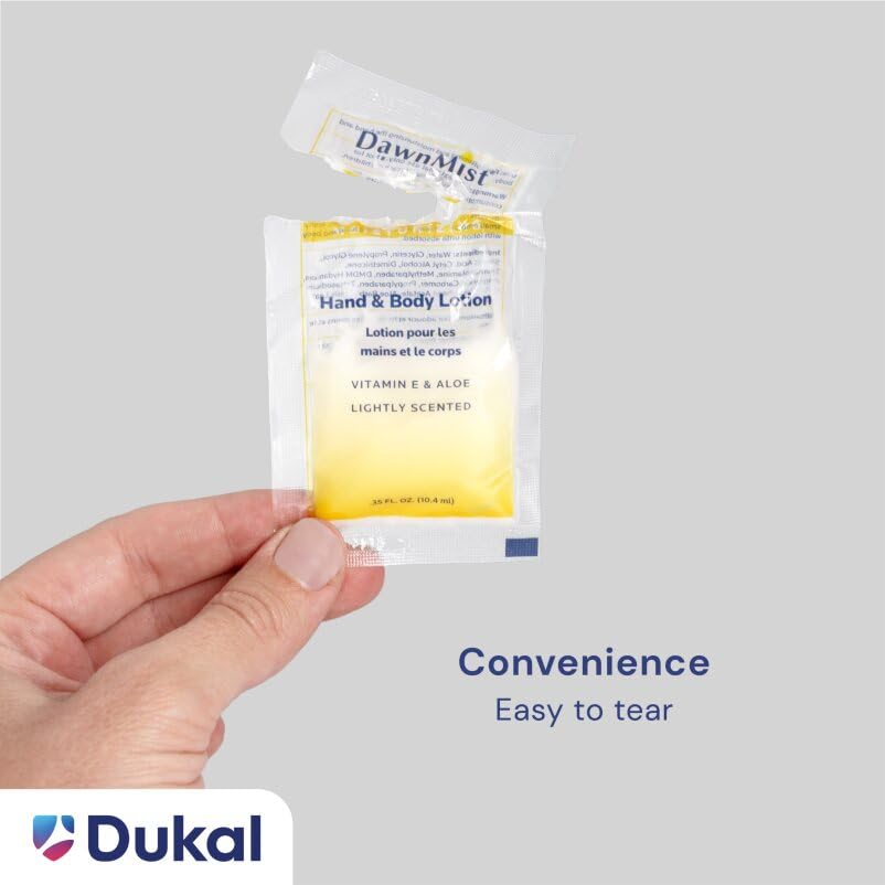DawnMist Dukal soft skin after application in close-up.