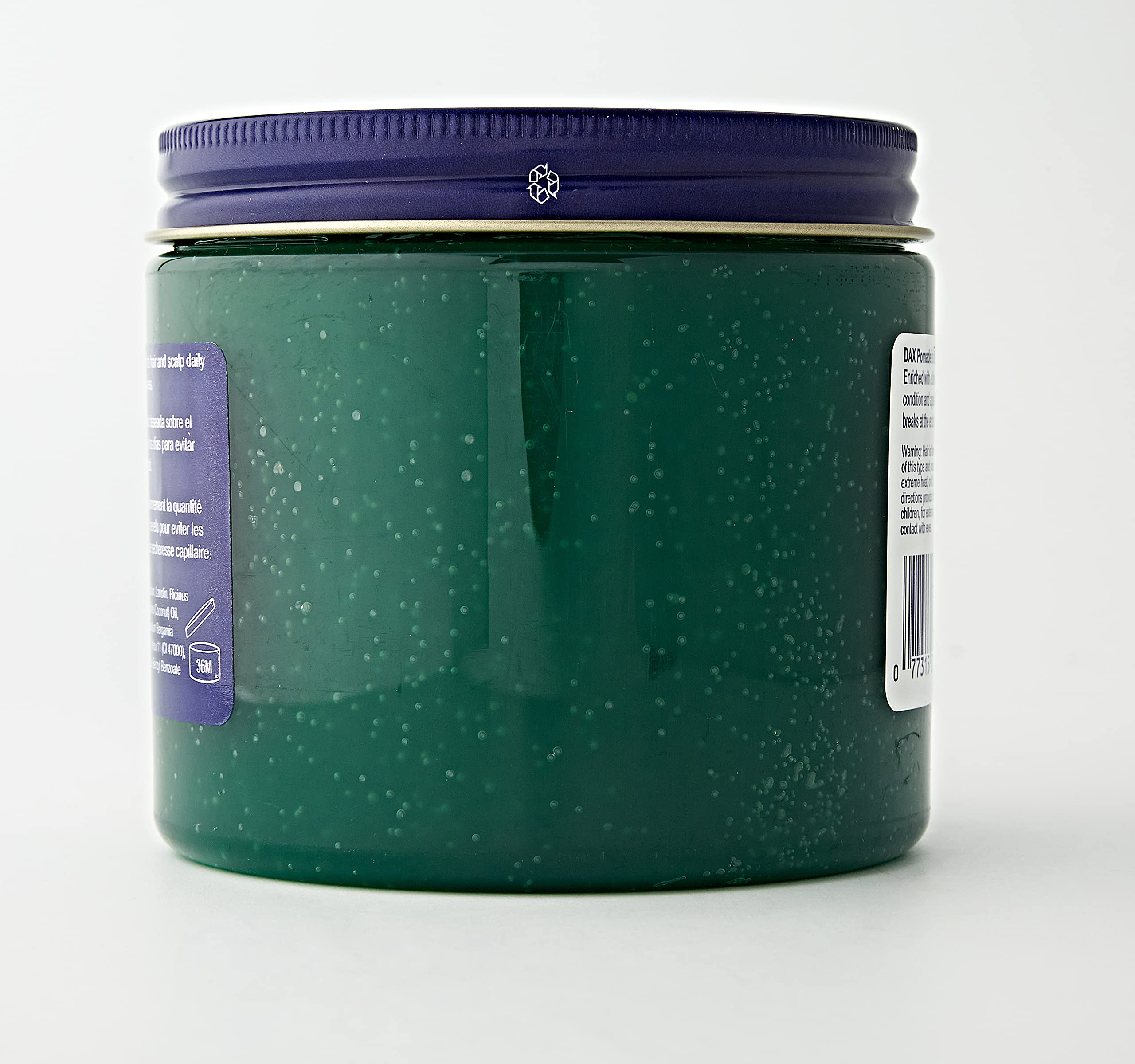 DAX Pomade 14 oz styling shot showing wave definition.