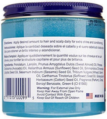 DAX Super Light Pomade jar front view, easy access for quick styling.