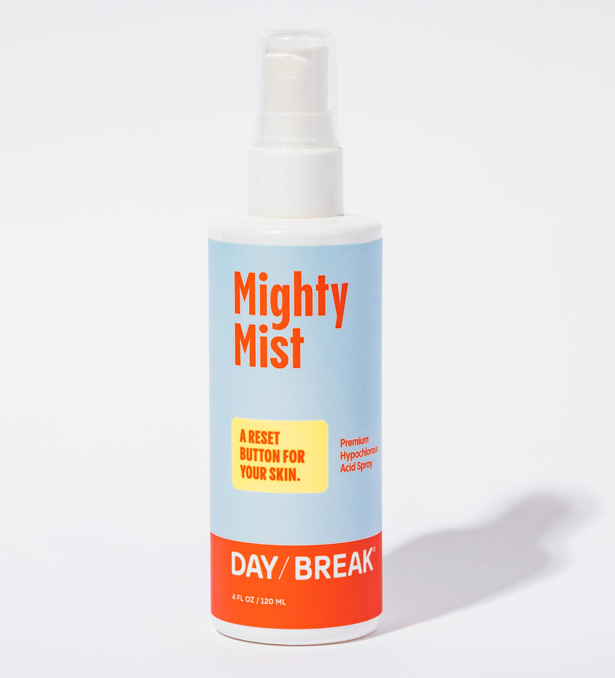 Daybreak Mighty Mist bottle front view for on-the-go hydration