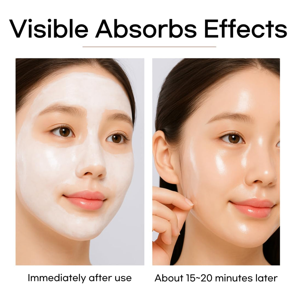 daymellow Rice Collagen Wrapping Mask collagen film illustrates moisture retention