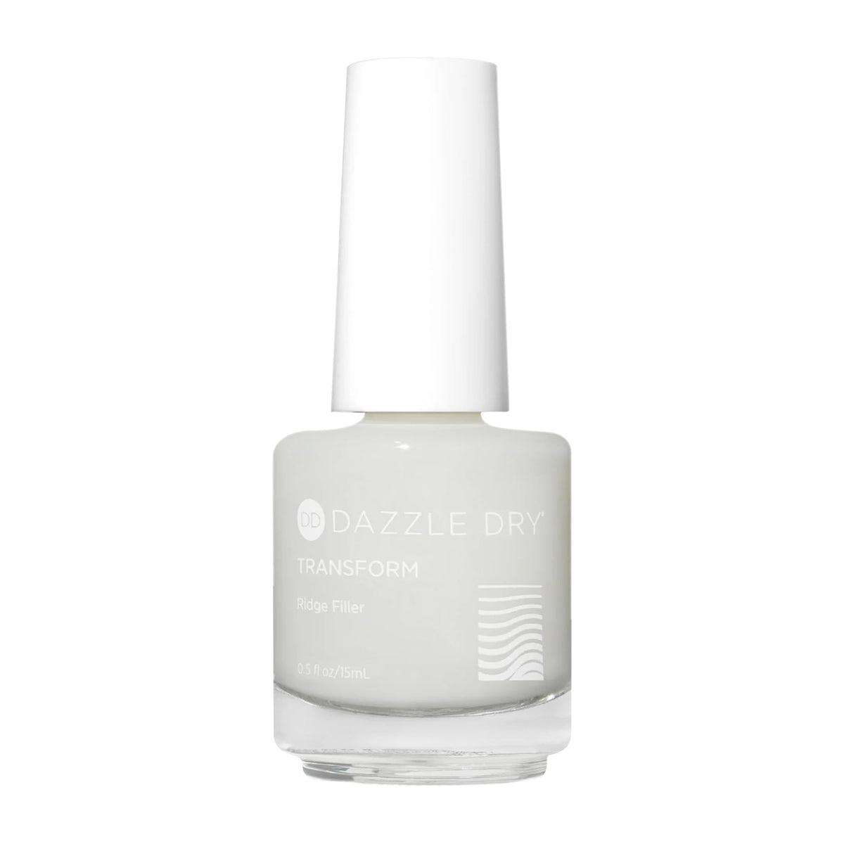 Dazzle Dry Bare Transform Ridge Filler bottle for an even, natural-looking nail base.