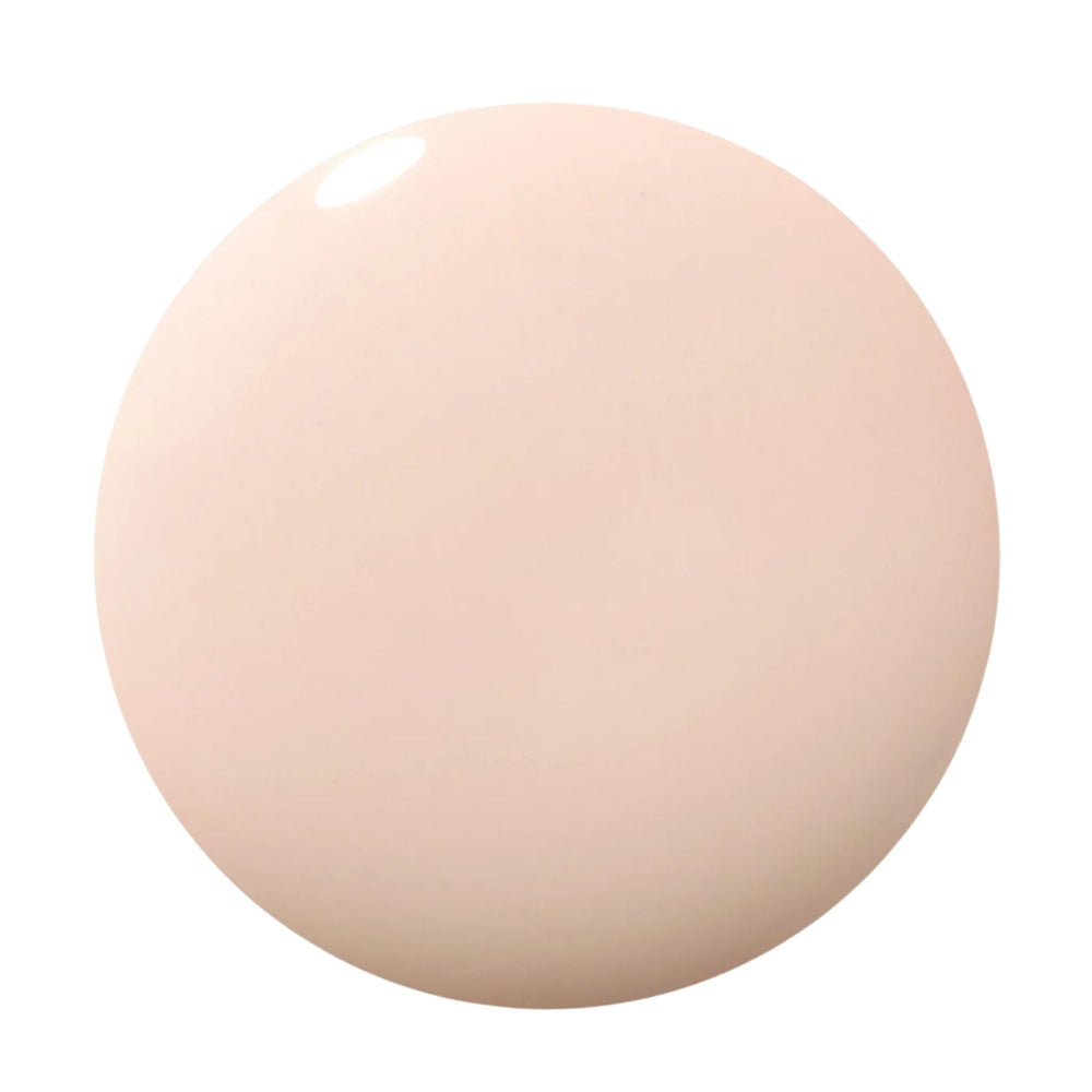 Dazzle Dry Boss nude lacquer application on natural nails highlights quick-dry formula.