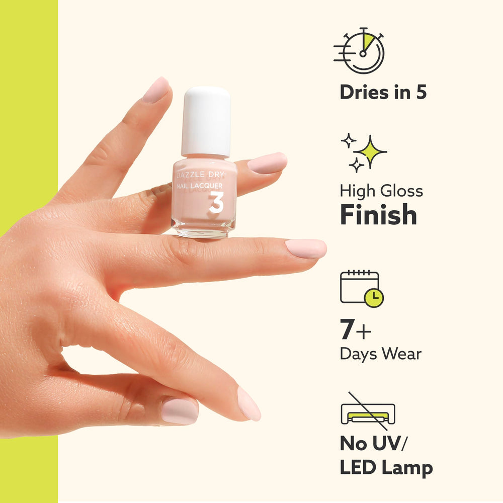 Confident Nail Lacquer shade showcased as bold, deep red finish.