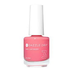 Dazzle Dry Going Cray Sea coral pink lacquer bottle with quick-dry formula.