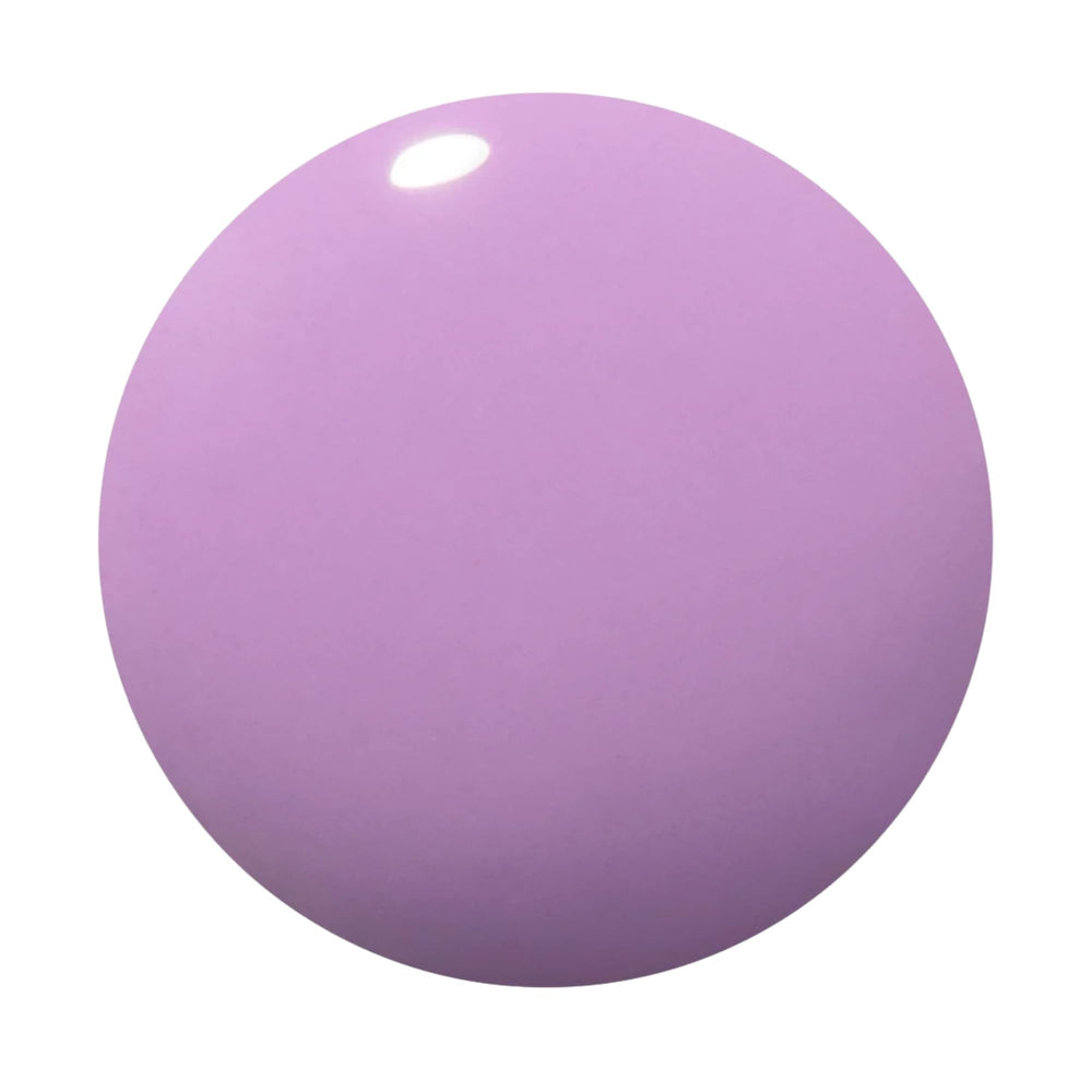 Dazzle Dry Lavender Parade swatch on nail ready for quick-dry color.