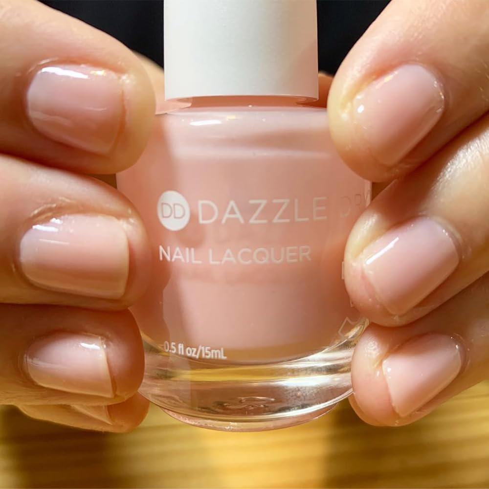 Dazzle Dry Livin' La Vida Yoga semi-sheer-finish offers natural look with subtle diamond dust.