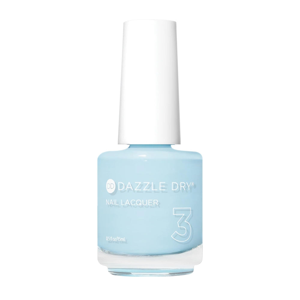 Dazzle Dry Step 3 Lotion Please bottle close-up highlighting quick-dry formula.