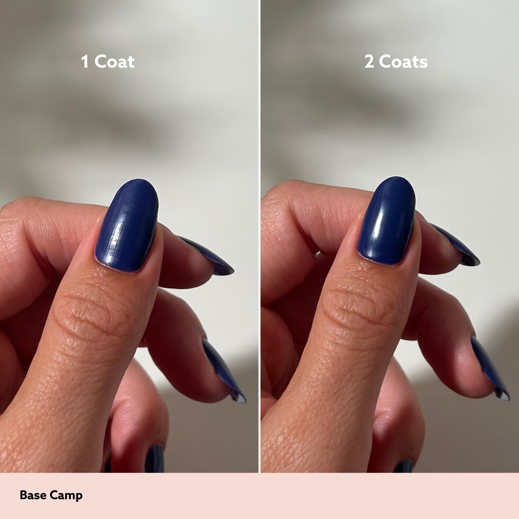 Dazzle Dry top coat ready finish shows quick-dry performance.