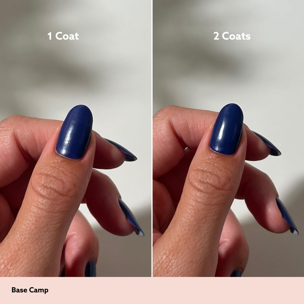 Dazzle Dry top coat ready finish shows quick-dry performance.