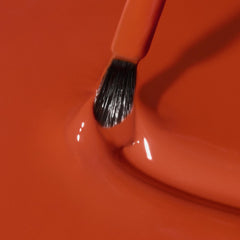 Dazzle Dry Orchard burnt orange swatches demonstrate full-coverage cream color.