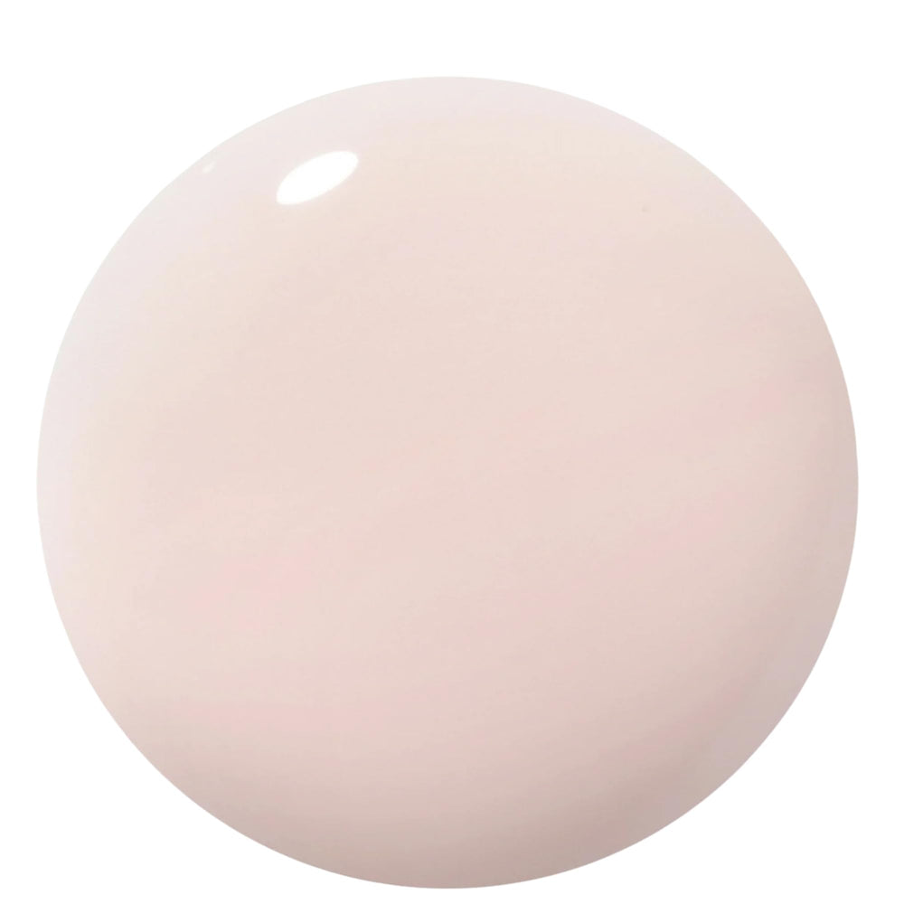 Dazzle Dry Rose Quartz swatches reveal semi-sheer peach-pink coverage.