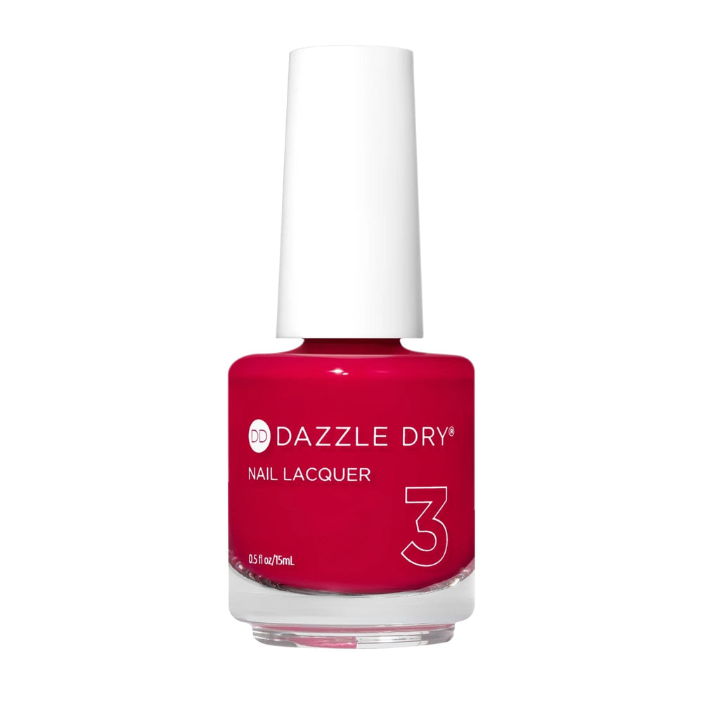 Dazzle Dry The Duchess bright strawberry pink lacquer for quick-dry, chip-free nails.