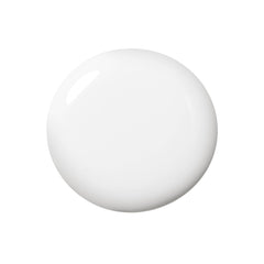 Dazzle Dry White Lightning brush stroke demonstrates smooth, even color application
