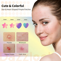 Dazzlook iridescent patches highlight your routine with playful, barely-there coverage.