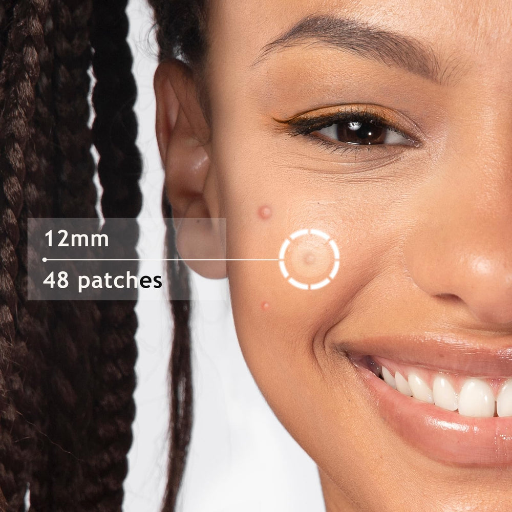 Dazzlook patch closeup showing transparent hydrocolloid texture