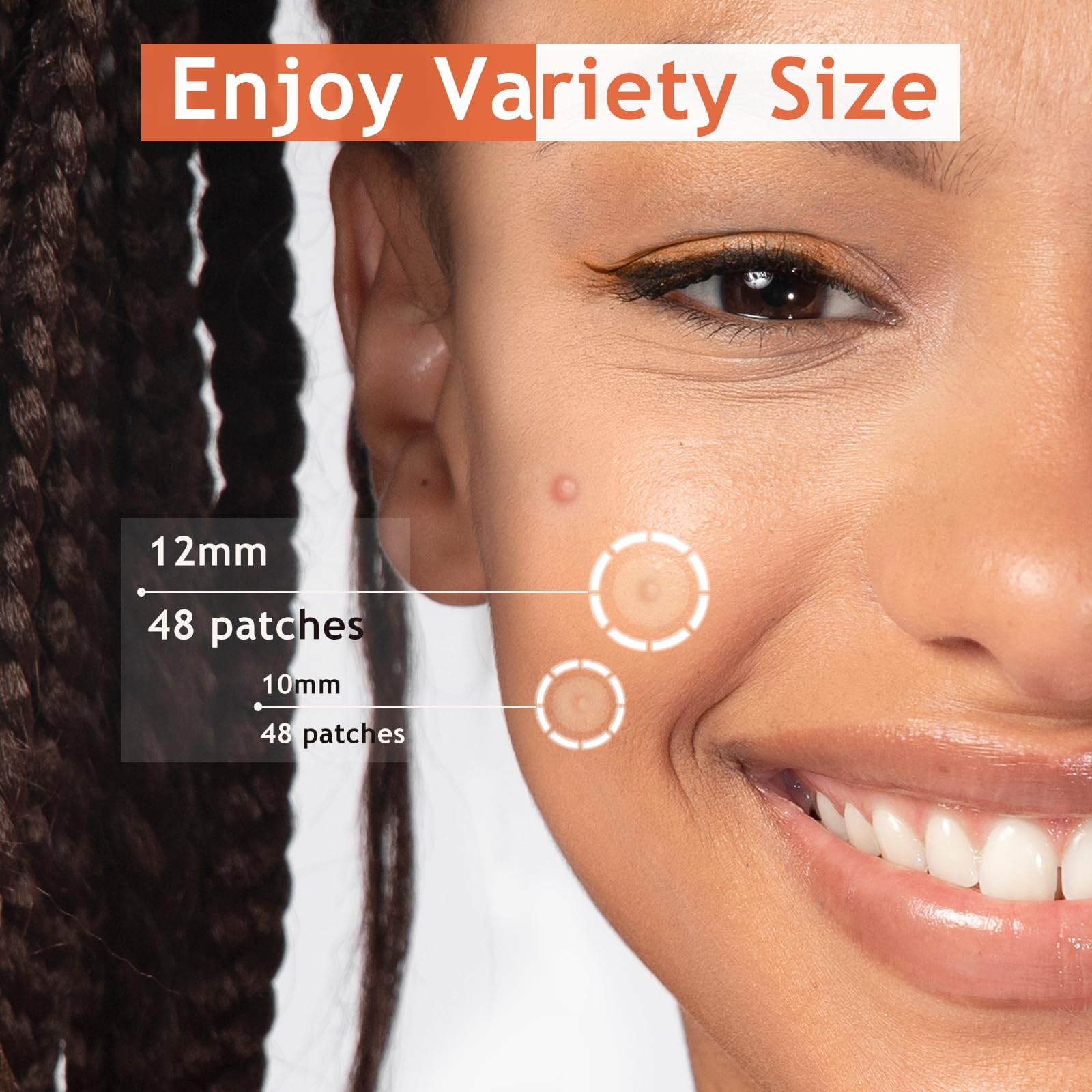 Patch creates moisture-friendly environment to protect blemishes while worn.