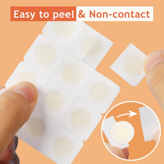 Patches adhere securely through activities for 24-hour wear.