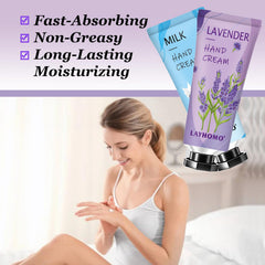 DBEAUTYM avocado-fragrance hand cream tube delivering nourishing moisture on the go.