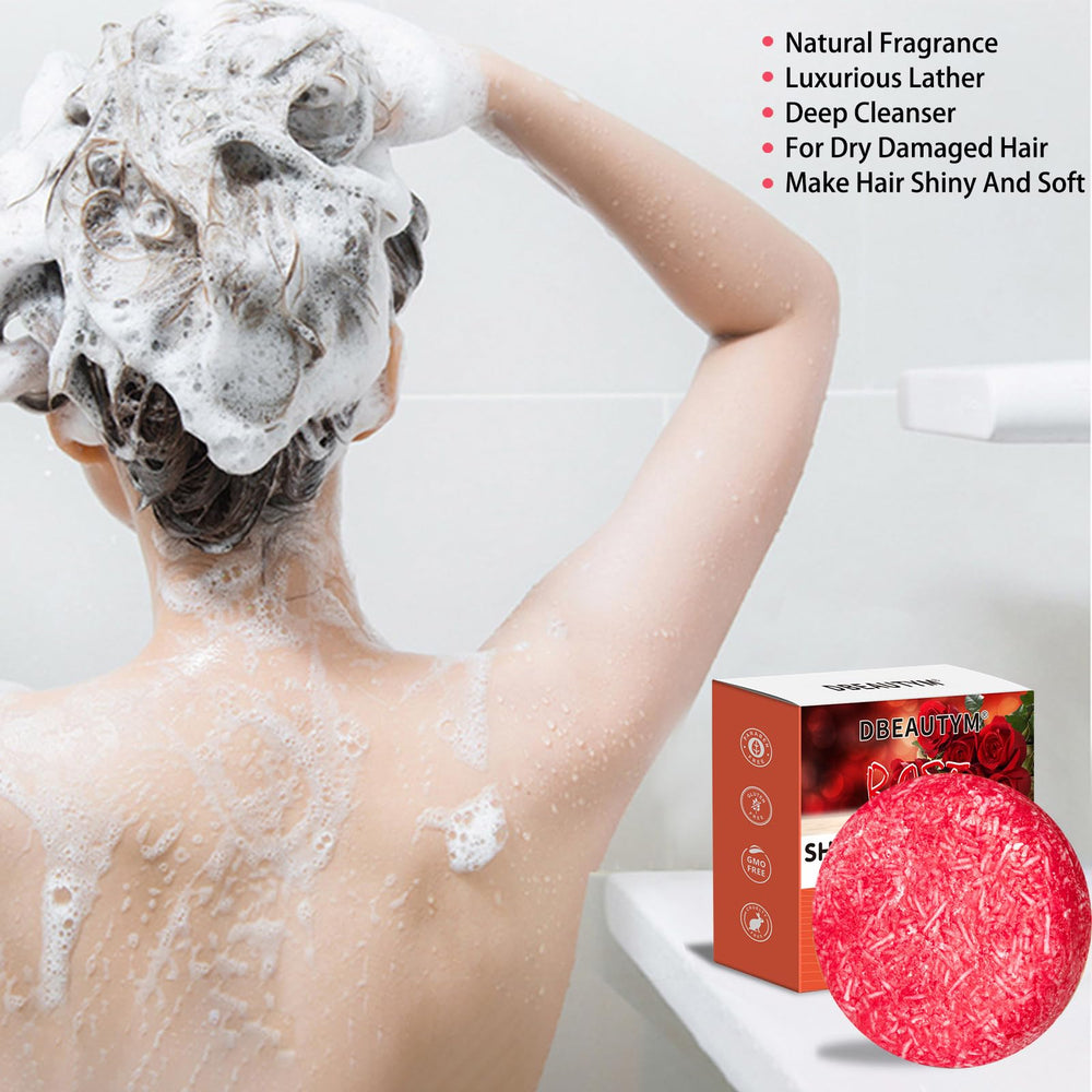 DBEAUTYM honey shampoo bar provides moisturizing shine and softness.