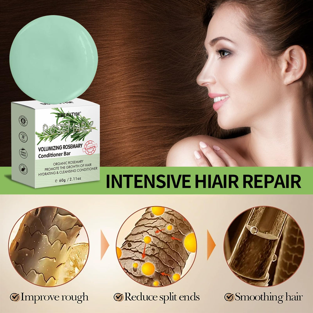 DBEAUTYM rosemary bar two-pack for travel-ready hair care