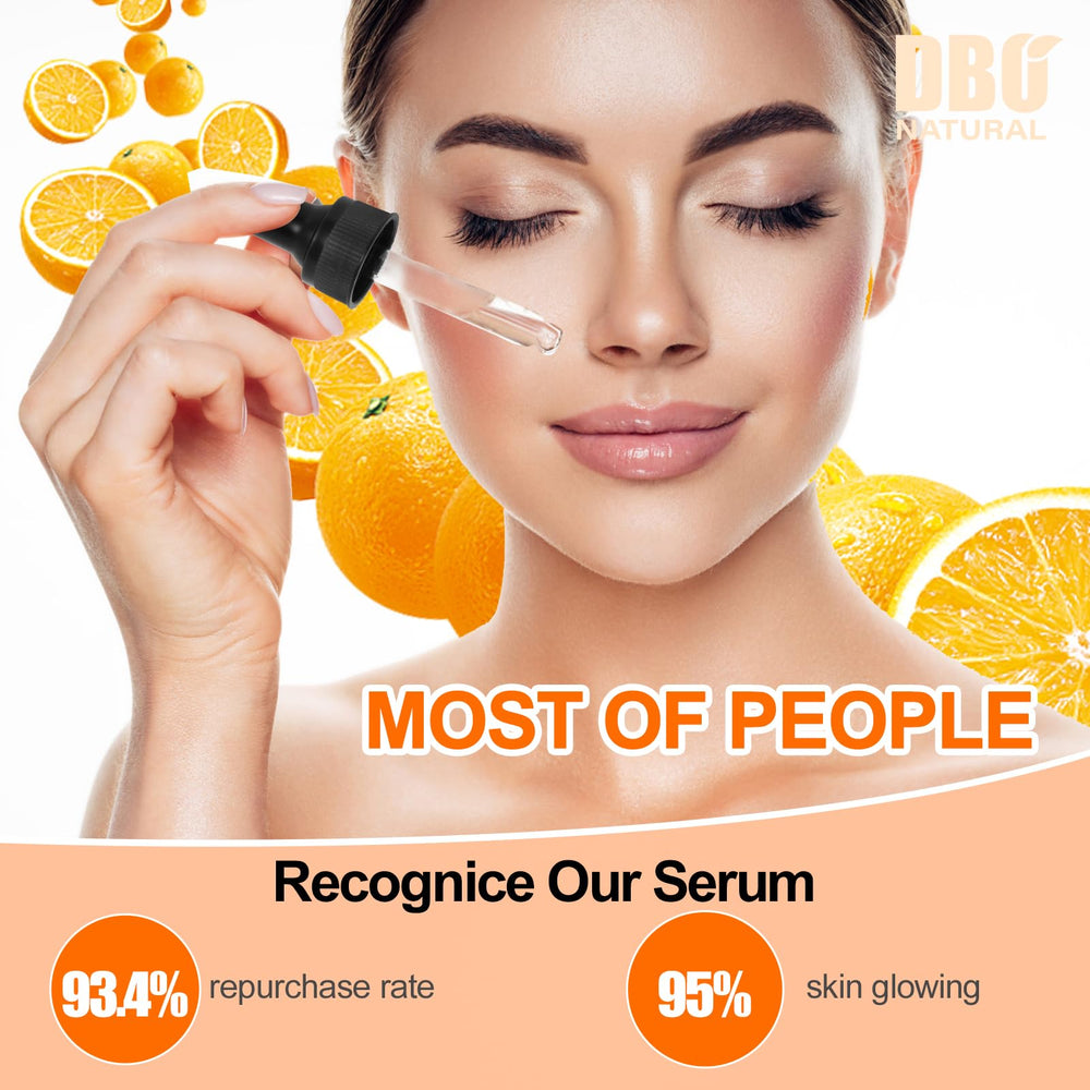 DBO NATURAL Vitamin C serum packaging 30ml ready for travel.