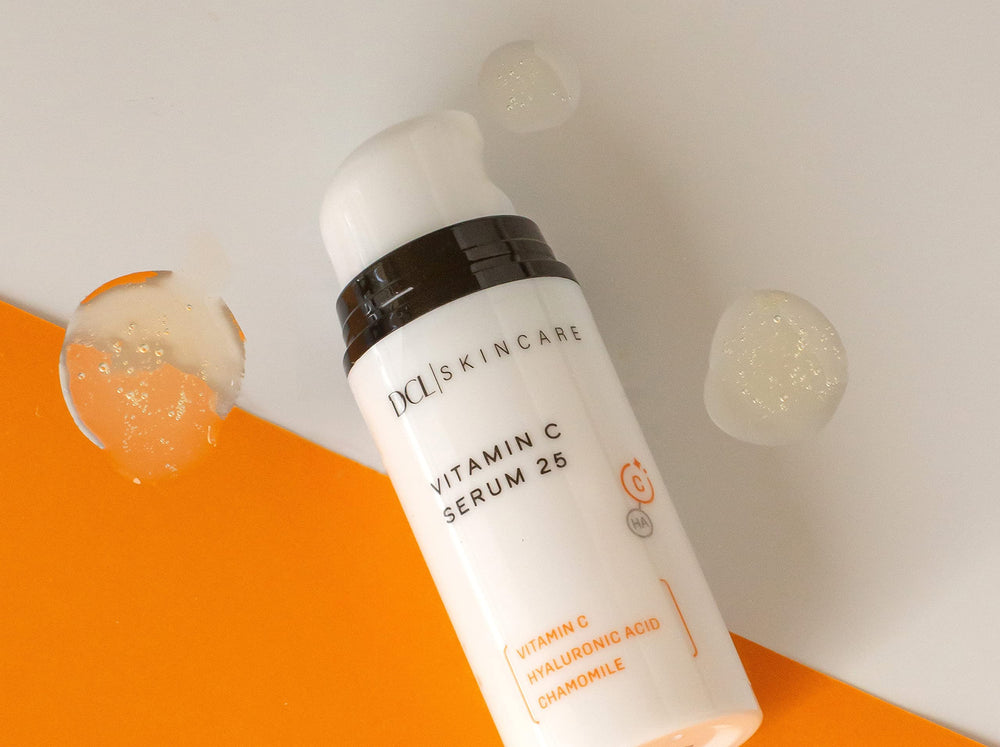 DCL Vitamin C Serum 25 packaging box displays gift-ready presentation and branding.
